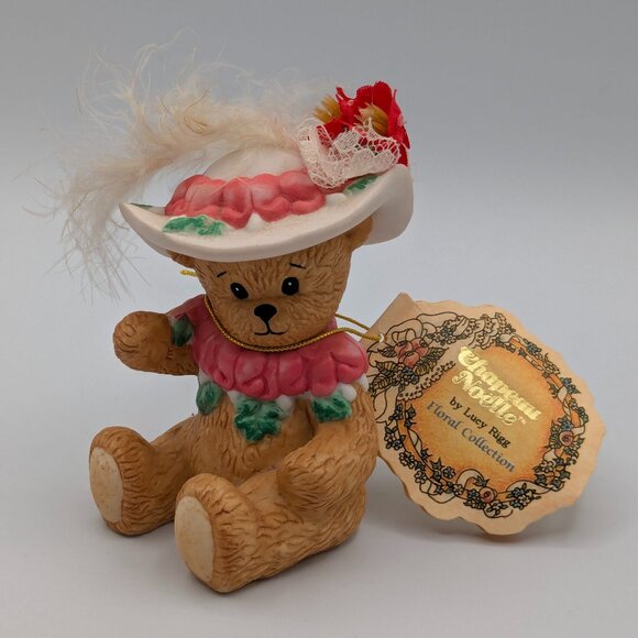 Chapeau Noelle Sandy "Bleeding Heart" (171670) 1995, Limited Edition Figurine - Picture 1 of 10